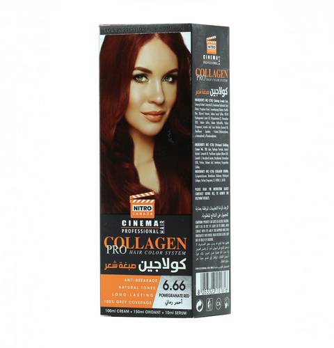 Collagen Pro Hair Color System 6.66 - Pomegranate Red
